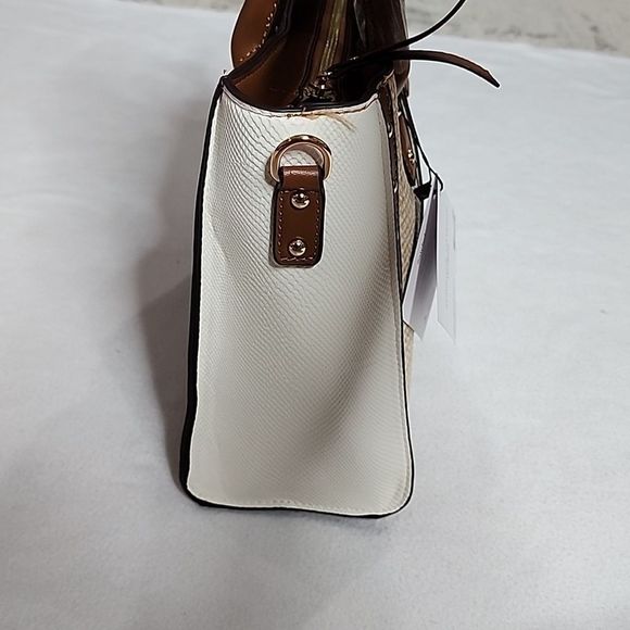 Adrienne Vittadini Women's Capri Collection Satchel Bag NC3 Natural/Bone OS - Picture 2 of 10